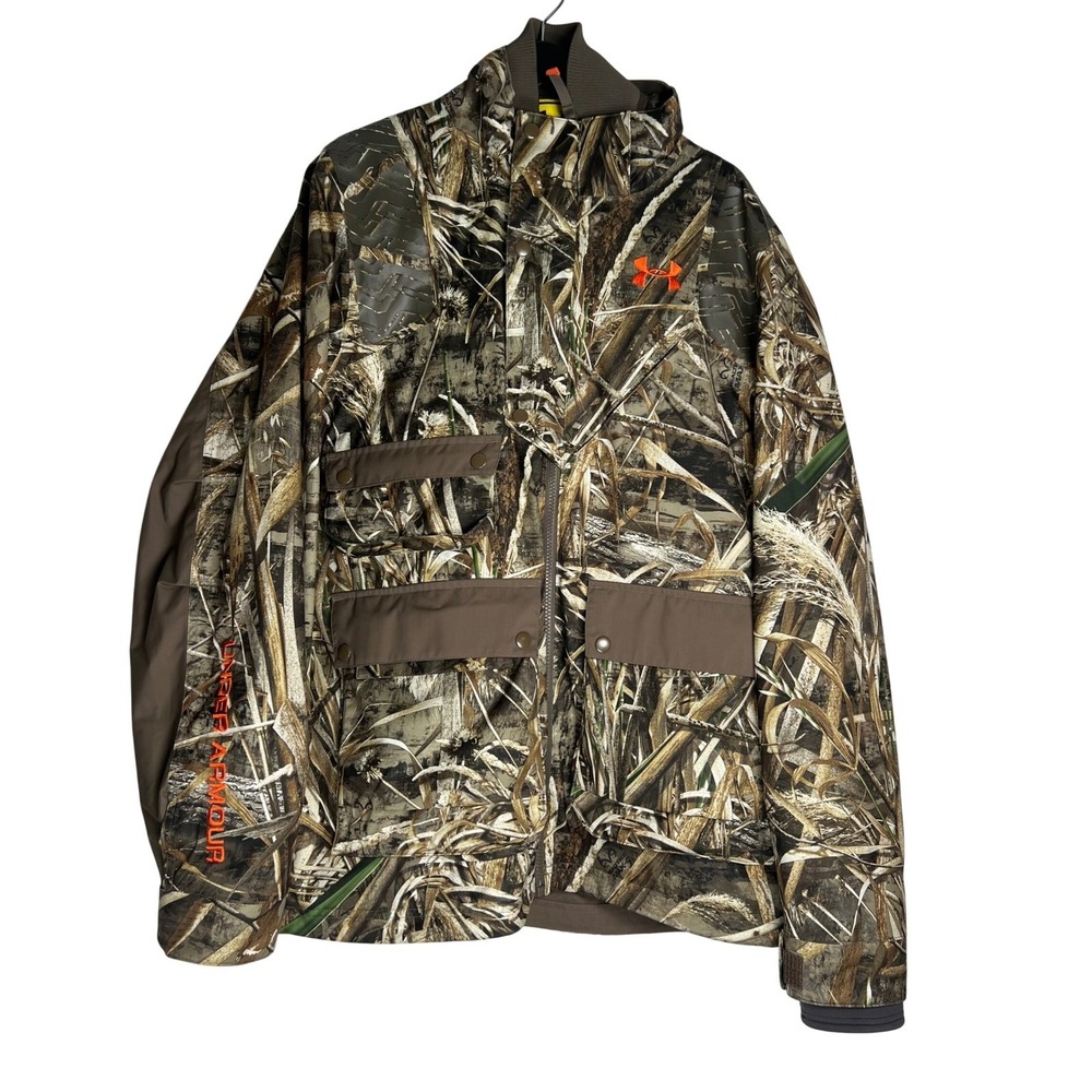 Under Armour Storm SkySweeper System Max-5 Camo Primaloft Hunting Jacket L